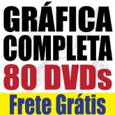 Gráfica Completa - 80 Dvds Vetores Imagens Corel Impressão